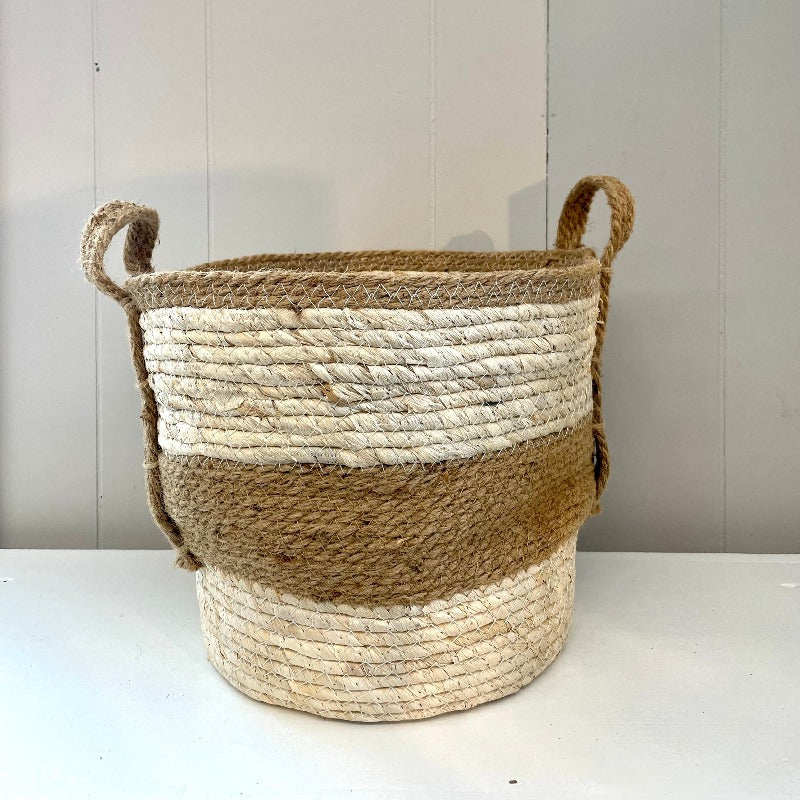 LARGE JUTE PLANTER – Knippel Garden Centre