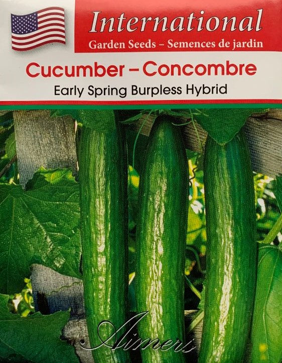 Seed- Cucumber Early Spring Burpless Hybrid