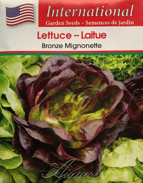 Seed- Lettuce Bronze Mignonette