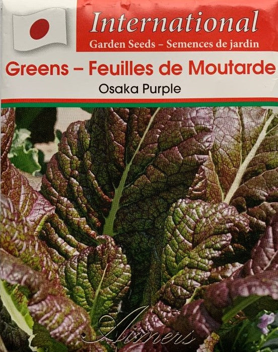 Seed- Mustard Greens Osaka Purple