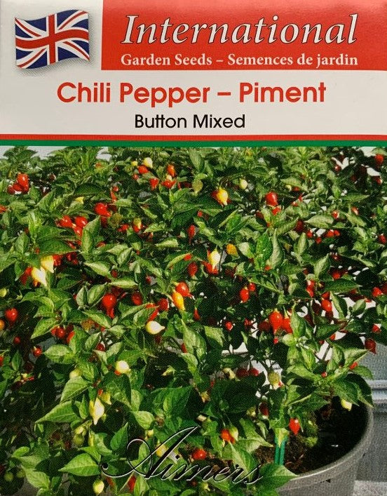 Seed- Chili Pepper Button Mix