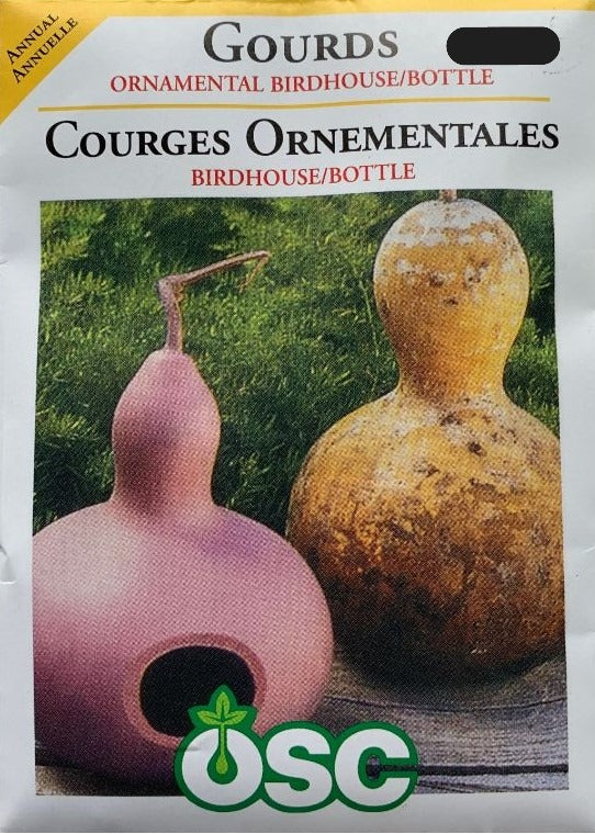 Seed- Gourds Ornamental Birdhouse/Bottle