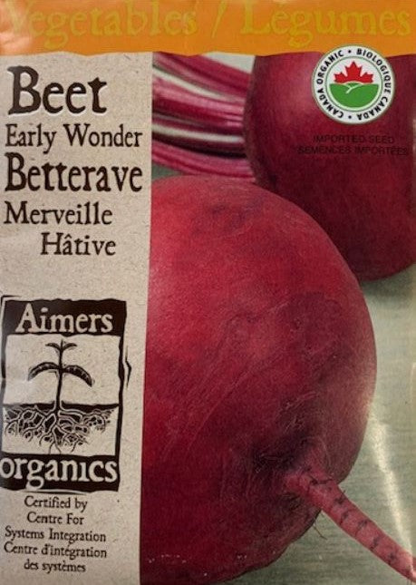 Organic Seed - Beet Early Wonder