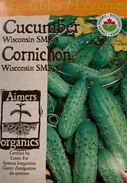 Organic Seed - Cucumber Wisconsin SMR 58