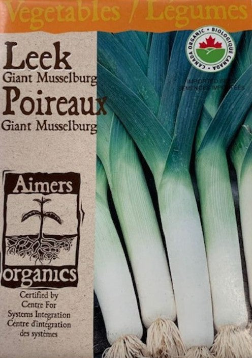 Organic Seed- Leek Giant Musselburg