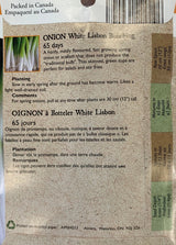 Organic Seed Tapes- Onion White Lisbon Bunching