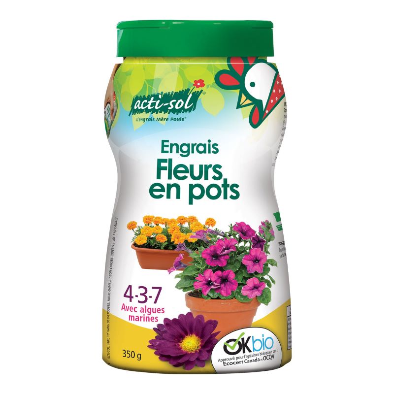 ACTI-SOL POTTED FLOWER FERTILIZER 4-3-7