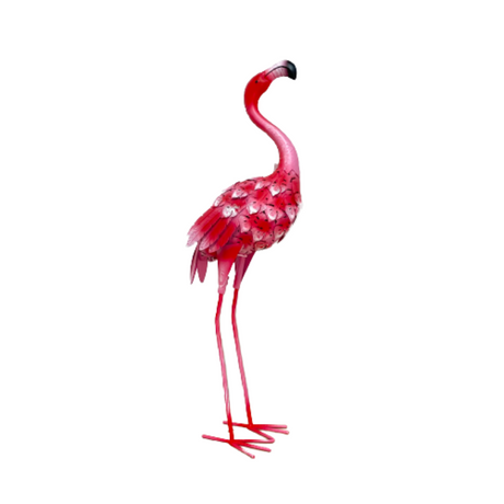 METAL BIRD FLAMINGO 26"