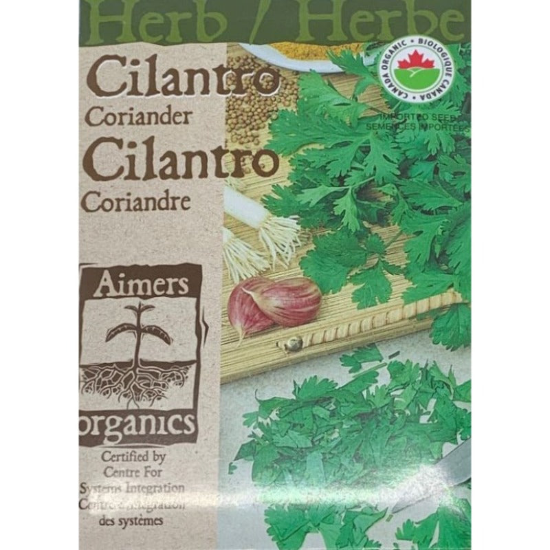 Organic Herb Seeds- Cilantro / Coriander