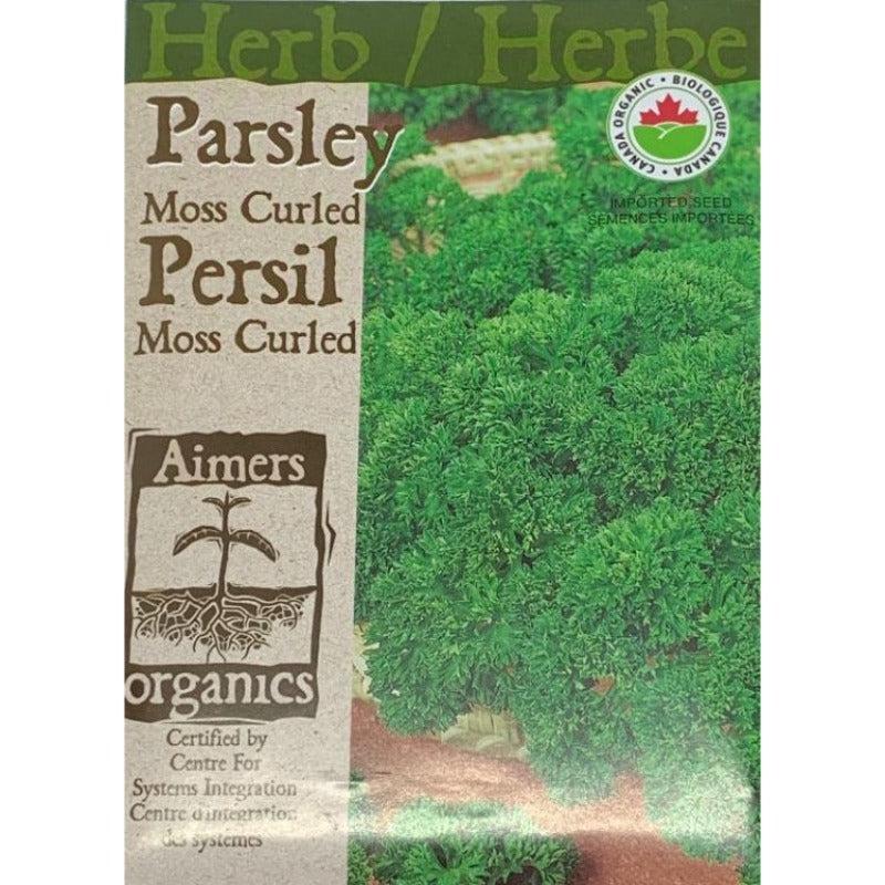 Organic Herb Seeds- Parsley Moss Curled