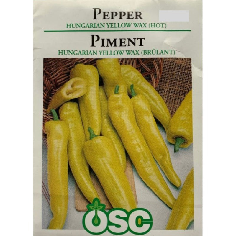 Pepper Seeds- Hungarian Yellow Wax (Hot)