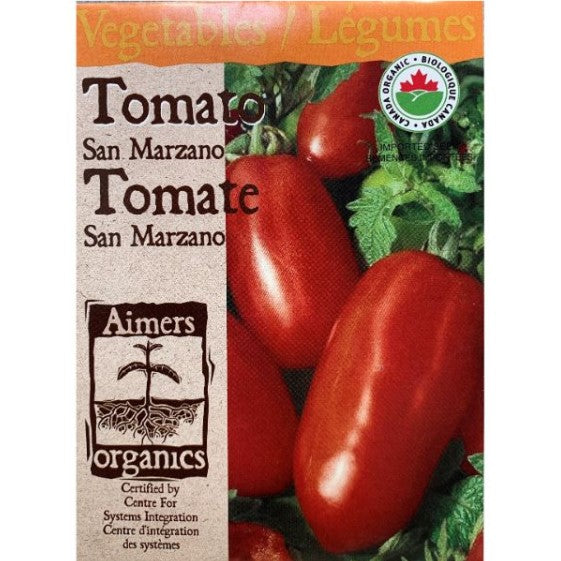 Organic Tomato Seeds - San Marzano