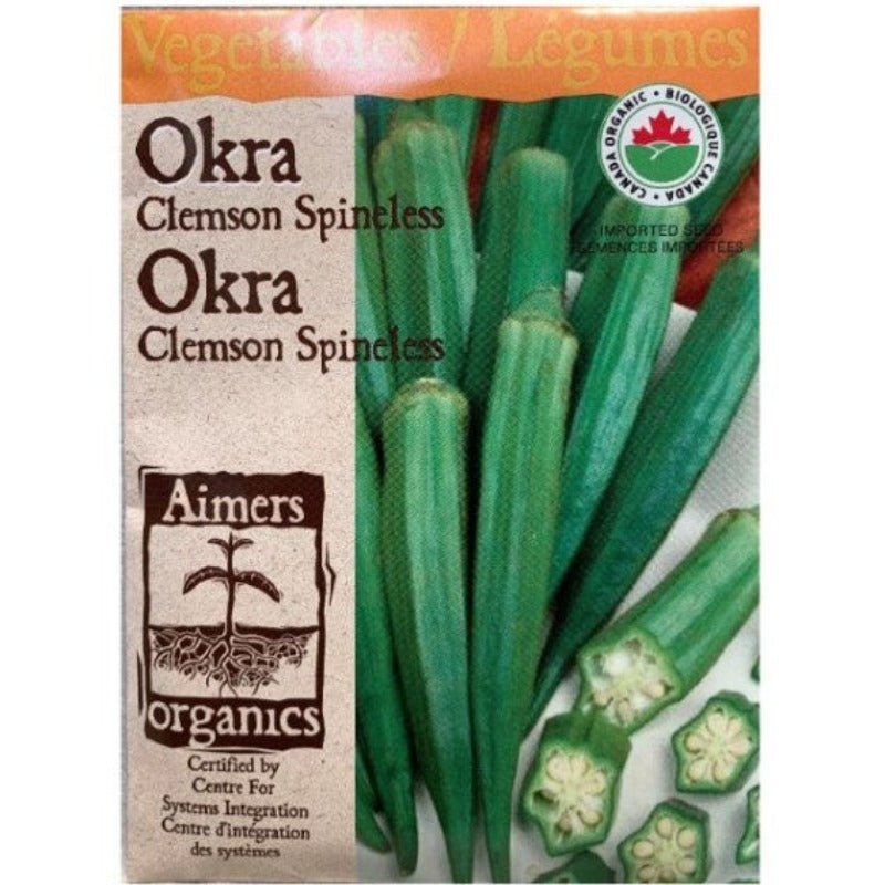 Organic Okra Seeds - Clemson Spineless