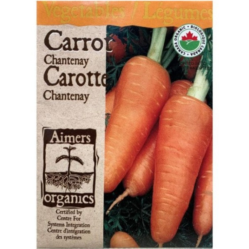 Organic Carrot Seeds - Chantenay