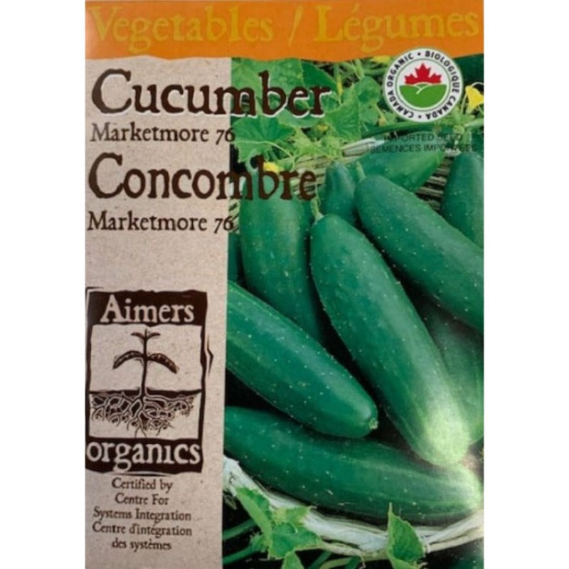 Organic Cucumber Seeds- Marketmore 76