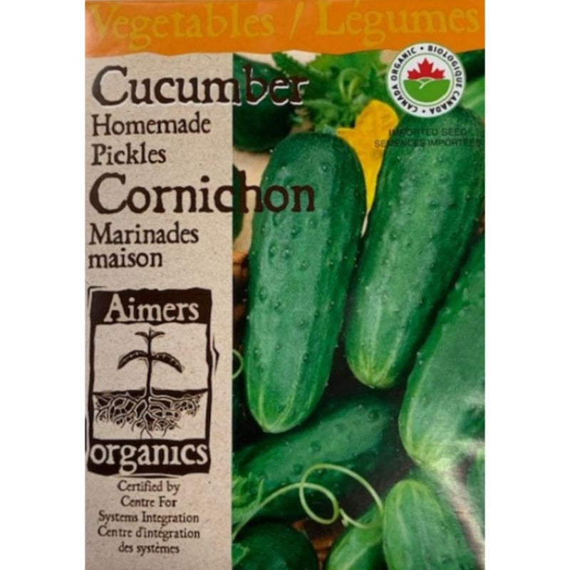 Organic Cucumber Seeds- Homemade Pickles