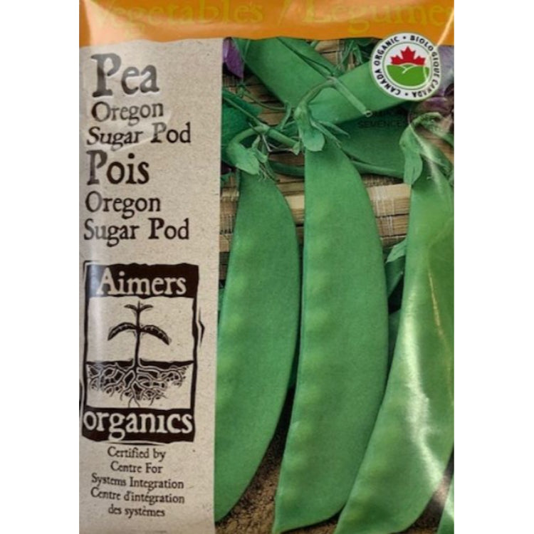 Organic Pea Seeds- Oregon Sugar Pod