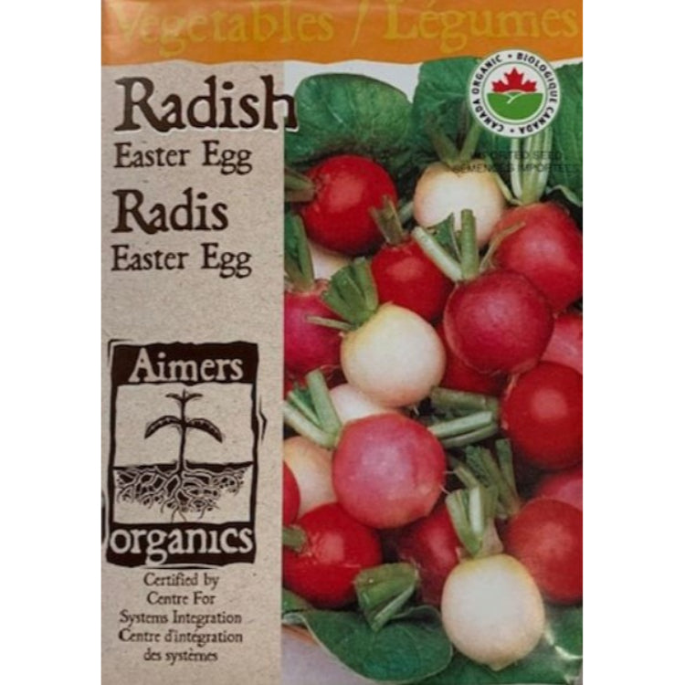 Organic Radish Seeds- Easter Egg