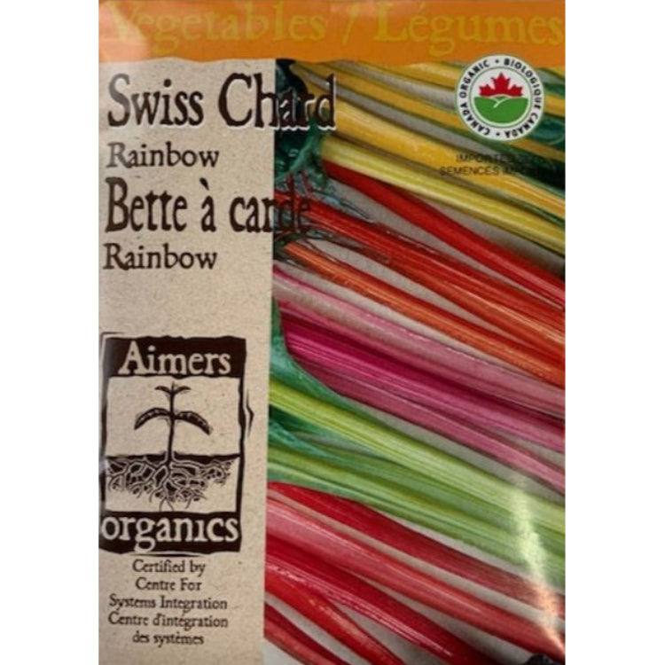 Organic Swiss Chard Seeds- Rainbow