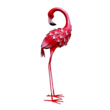 METAL BIRD FLAMINGO 26"