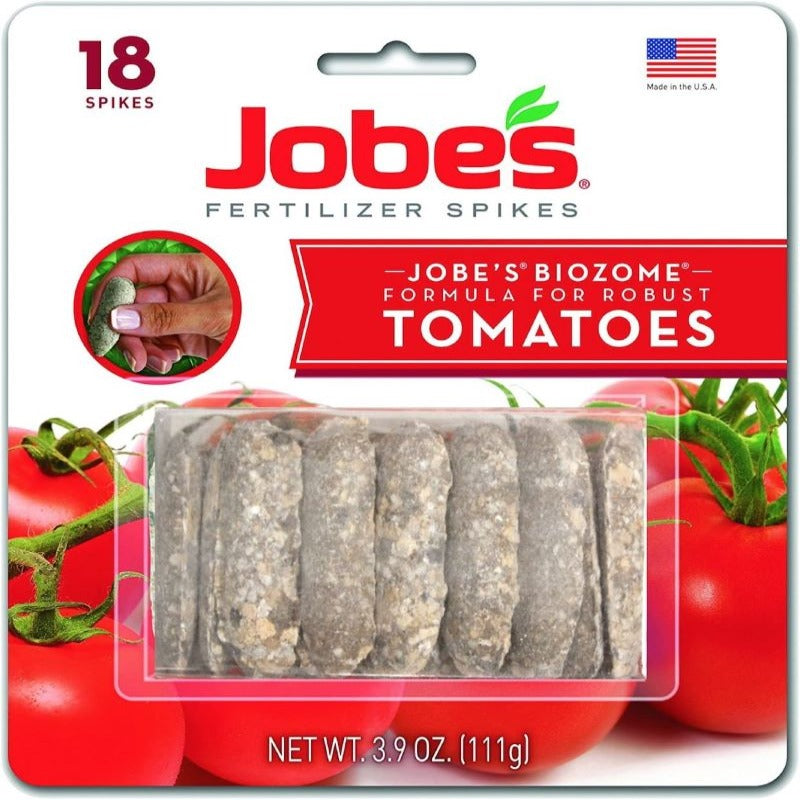 Jobes Tomato Fertilizer Spikes 6-18-6